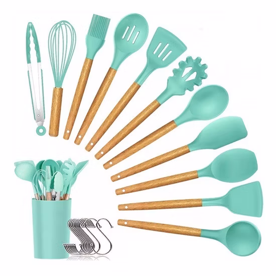 High Temperature Resistance Silicon Kitchenware Accessories 11PCS Set